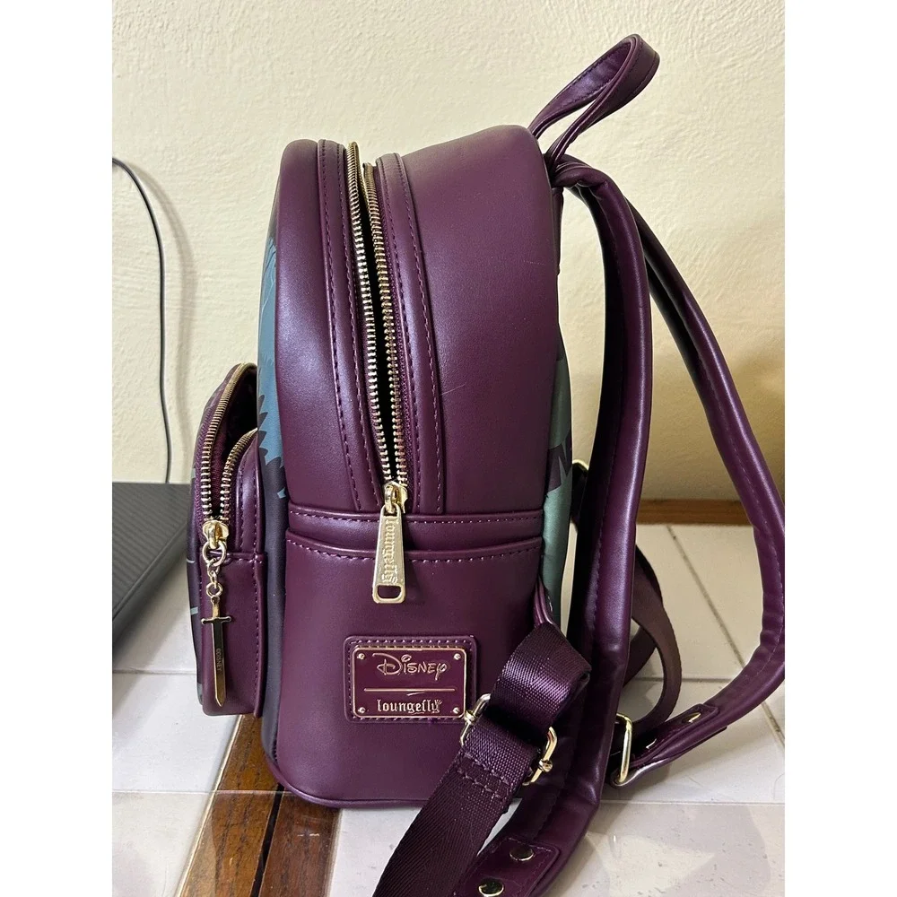 Loungefly Disney Sleeping Beauty Briar Rose Prince Phillip Mini Backpack Purple